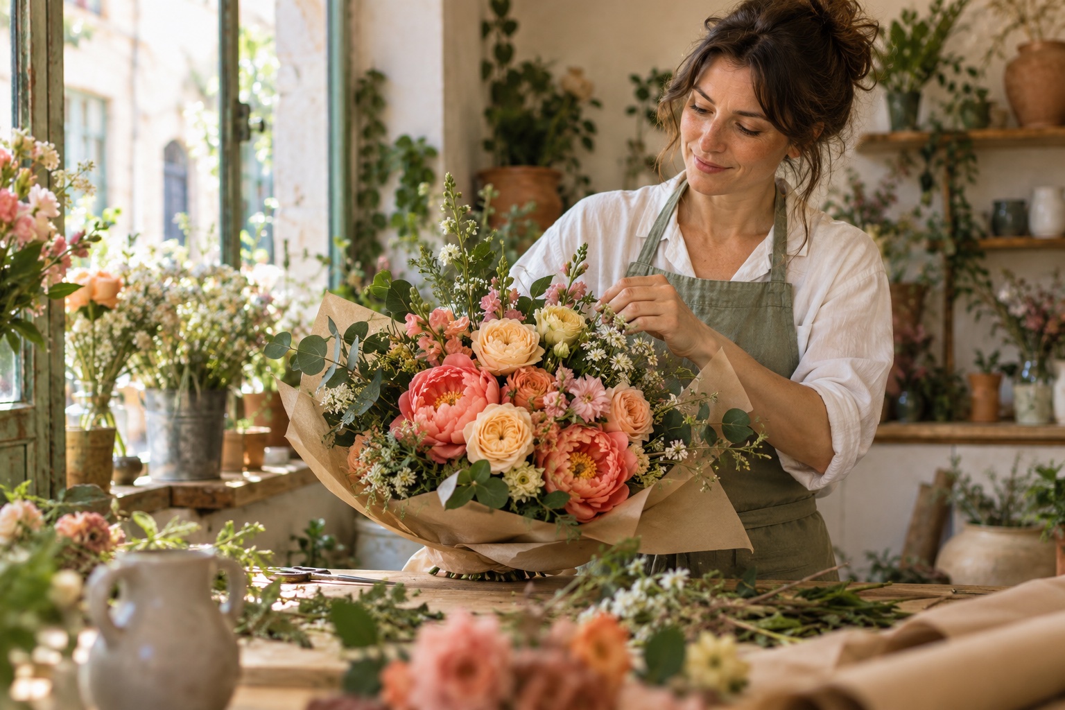 Illustration de l’activité fleuriste